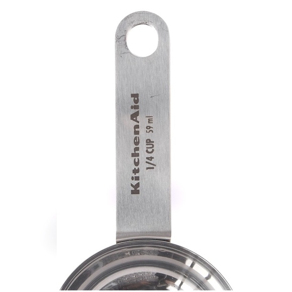 Kitchen Aid Stainless  steel measuring cups set of 4 New - Picture 4 of 11